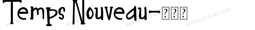 Temps Nouveau字体转换